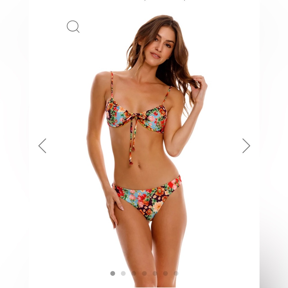 Agua Bendita Dawn Freya Swim Set Top+ Bottom Size S